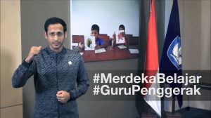 Menteri Pendidikan dan Kebudayaan Nadiem Makarim