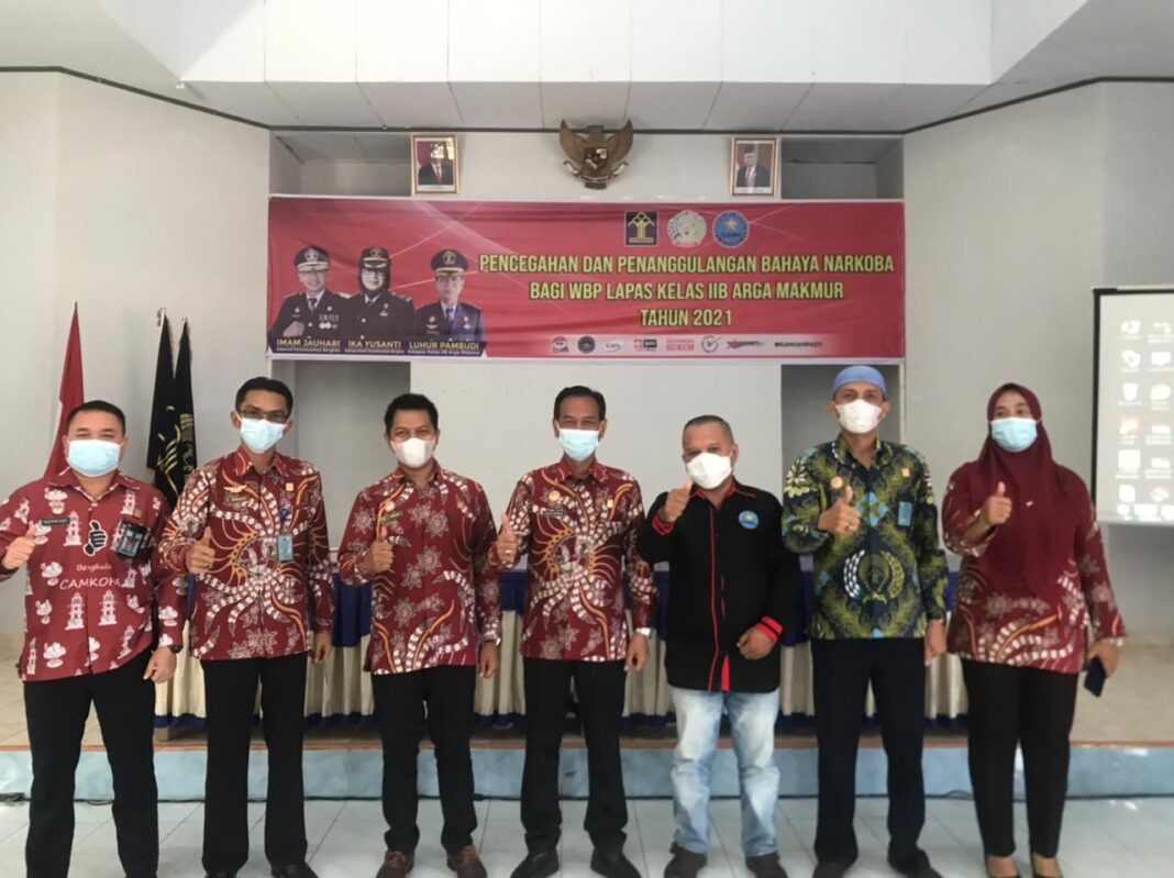 Pengurus GANN dan pimpinan Lapas II B Bengkulu Utara