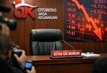 OJK Diterpa Gejolak Pasar, Ketua dan Pejabat Pengawas Mundur